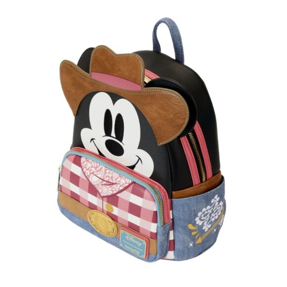 Loungefly Disney Western Mickey Mouse Cosplay Mini Backpack - Picture 3 of 13